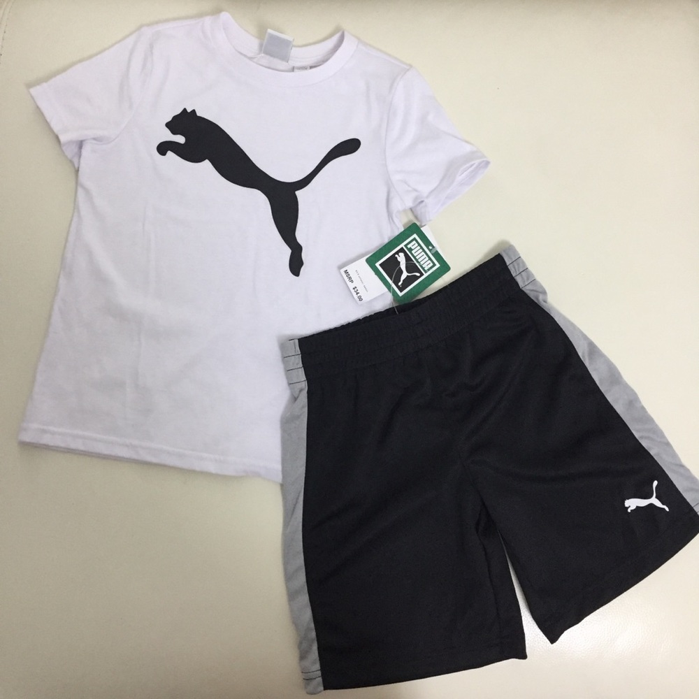Puma boy shorts set